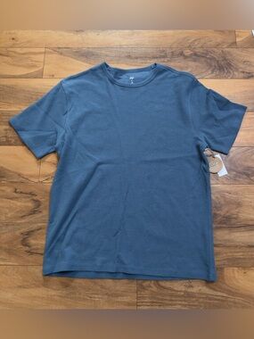 DIP Men’s 100% Organic Cotton T-Shirt Casual Tee Blue Size Small